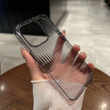 Ốp điện thoại trong suốt gợn sóng cho iPhone 17/16/15/14/13/12 Pro Max – Slim Creative Wave 9 Ốp điện thoại trong suốt gợn sóng cho iPhone 17/16/15/14/13/12 Pro Max – Slim Creative Wave 9