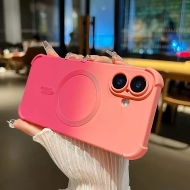 Ốp điện thoại từ tính mềm chống sốc sang trọng cho iPhone 16/15/14/13/12 Pro Max Plus - Giá ưu đãi 79.596 VND