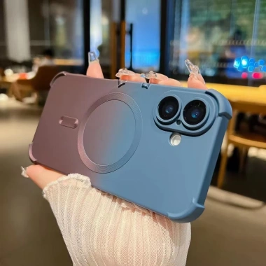 Ốp điện thoại từ tính mềm chống sốc sang trọng cho iPhone 16/15/14/13/12 Pro Max Plus - Giá ưu đãi 79.596 VND