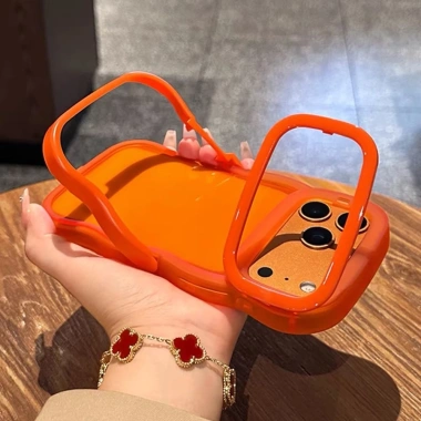 Ốp điện thoại vô hình giá đỡ đôi đỏ rượu vang cho iPhone 17 Pro Max - bảo vệ chống sốc, chỉ 59.000đ 10