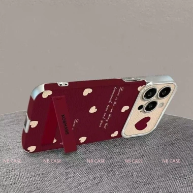 Ốp Gương Giá Đỡ iPhone 16-15-14-13-12-11 Pro Max, 7-8 Plus, XR, XS Max - Chống Rơi 3D, Dây Đeo Mềm B-XPDP6D107/108 4