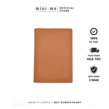 Ốp Hộ Chiếu MINI-MO Da Bò EPSOM - Khắc Tên Miễn Phí, Chống Thấm Chống Xước, 330.000 VND