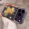 Ốp iPhone 11-17 Pro Max Lá Vàng Lấp Lánh Silicon Cạnh Mềm Trong Suốt Bảo Vệ Camera Giá 129.600₫ 9