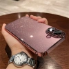 Ốp iPhone 16 Pro Max trong suốt lấp lánh, cứng PC mạ ống kính – Sang trọng, bảo vệ tối đa 4