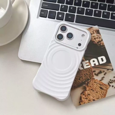 Ốp iPhone 17-16 Pro Max Plus, 15-11 Silicon Mềm Họa Tiết Tròn - Chất Lượng Cao
