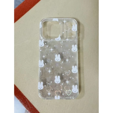Ốp iPhone 7-17 Max Air Fun Love Laser Rabbit + Chain - Bảo Vệ Chống Sốc, Giá 75.599₫