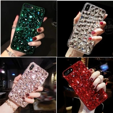 Ốp iPhone Dazzling Đá Quý Lấp Lánh - Phù hợp iPhone 14/13/12 Pro Max, 163.281₫