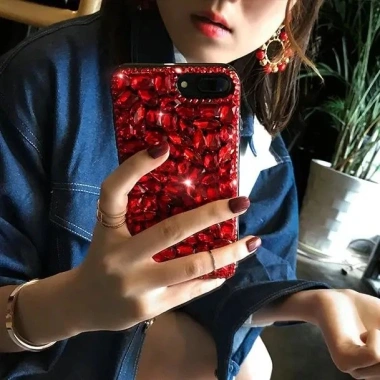 Ốp iPhone Dazzling Đá Quý Lấp Lánh - Phù hợp iPhone 14/13/12 Pro Max, 163.281₫