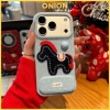 Ốp iPhone hình ngựa năm mới may mắn – giảm giá, phù hợp iPhone 17/16 Pro Max và iPhone 15‑11 4