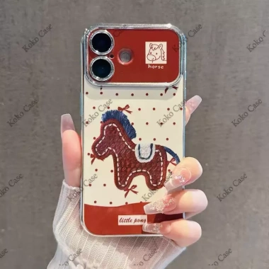 Ốp iPhone họa tiết ngựa con dễ thương - Tương thích iPhone 11-17 Pro, giá 52.399