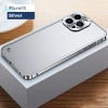 Ốp iPhone Kim Loại Sang Trọng, Khung Bảo Vệ Ống Kính, Mờ Trong Suốt cho iPhone 16/15/14 Pro Max, Plus 10