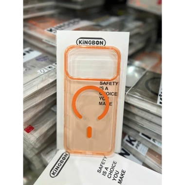 Ốp iPhone KiNGBON PC Màu Trong Nhám, hỗ trợ sạc không dây, cho iPhone 12-17 Pro Max - Giá 119.000₫ 4