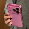 Ốp iPhone Kính Mạ Điện Màu Hồng Rose Chống Sốc Cao Cấp cho iPhone 17/16/15/14/13/12/11 Pro Max - Giá ưu đãi 121k 4