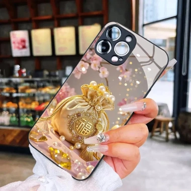 Ốp iPhone Ốp Lưng Kính Túi Tụ Bảo Vệ An Nhiên, May Mắn - Chỉ 99.000₫ 2