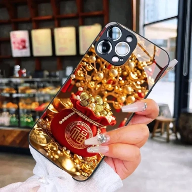 Ốp iPhone Ốp Lưng Kính Túi Tụ Bảo Vệ An Nhiên, May Mắn - Chỉ 99.000₫ 3