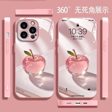 Ốp iPhone Pha lê Hồng - Chống rơi, Full Pack, Cho iPhone 16-15 Pro Max/14/13/12/11 Pro Max/XS Max/XR - 68.515₫