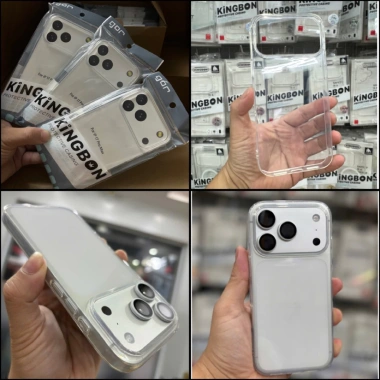 Ốp iPhone Silicon Dẻo Trong Suốt cho iPhone 11 đến 16 Pro Max Giá chỉ 49.000₫