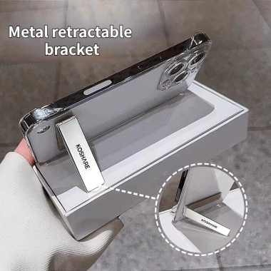 Ốp iPhone Titanium không viền, bảo vệ camera, gấp – iPhone 16/15/14/13/12/11, 39.000₫