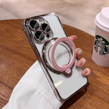 Ốp iPhone từ tính kèm giá đỡ xoay chống vân tay - Tương thích iPhone 11-16 Pro Max, giá ưu đãi 114.905₫