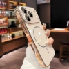 Ốp iPhone vàng hồng, cường lực bảo vệ ống kính, chống sốc, 13‑17 Pro Max & Air 6