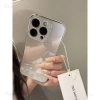 Ốp kính Ins nhạy cảm cho iPhone 13-17 ProMax, chống trượt, chống rơi, mặt sau 4