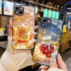 Ốp Kính Túi Pha Lê Thần Tài May Mắn Tài Lộc Cho iPhone 17/16/15/14/13/12/11 - Giá chỉ 69.000₫ 2