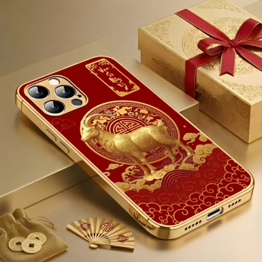 Ốp Lưng 12 CON GIÁP TÀI LỘC ĐỎ Viền Mạ Vàng Mặt Kính cho iPhone 13/13 Mini/13 Pro/13 Pro Max/14/14 Plus/14 Pro/14 Pro Max - Giá 75.050₫