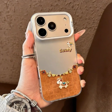 Ốp lưng chống rơi hình ngựa cho iPhone 17/16/15/14/13/12/11 Pro Max, 7, 8 Plus, X, Xs Max - Giá chỉ 21.000₫