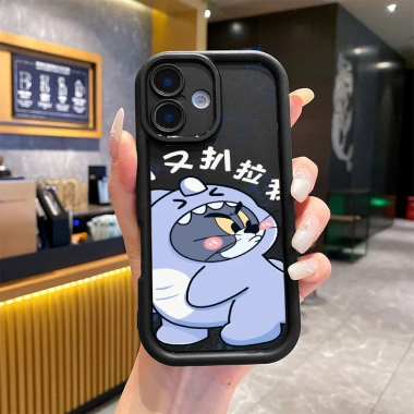 Ốp lưng con mèo silicon TPU mềm cho iPhone 13/14/15/16, bảo da, giá chỉ 23.900₫