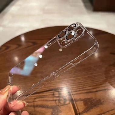 Ốp Lưng Cứng Trong Suốt iPhone 17 Pro Max – Kèm Lens Bảo Vệ, Giá chỉ 32.000₫