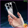 Ốp Lưng Cứng Trong Suốt Không Viền iPhone 17 16 15 14 13 12 11 X Pro Pro Max Plus e Air - Chống Ố Vàng, Ôm Khít Máy 5