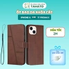 Ốp lưng da cao cấp TAHATO nắp gập 2 mặt khóa cài cho iPhone 6/7/8/7 Plus/13/14/15 Pro Max, có khe thẻ – giá 55.800₫