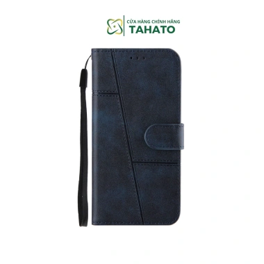 Ốp lưng da cao cấp TAHATO nắp gập 2 mặt khóa cài cho iPhone 6/7/8/7 Plus/13/14/15 Pro Max, có khe thẻ – giá 55.800₫
