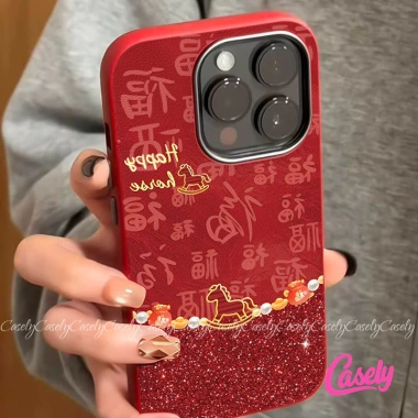 Ốp Lưng Da Mềm iPhone 17-11 Pro Max XR XS Max - Màu Đỏ Năm Mới, Giá 27.900₫ 6