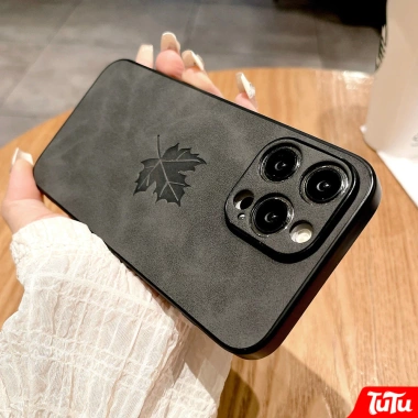 Ốp lưng da thật TuTu Luxury trọn gói cho iPhone 17/16/15/14/13/12/11 Pro Max Plus 16E, chống rơi, chống bụi, sang trọng 4
