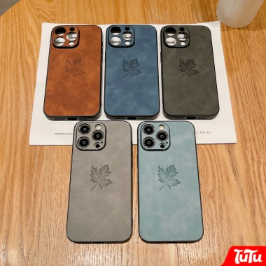 Ốp lưng da thật TuTu Luxury trọn gói cho iPhone 17/16/15/14/13/12/11 Pro Max Plus 16E, chống rơi, chống bụi, sang trọng 7