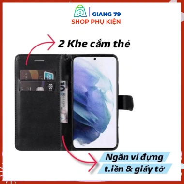 Ốp Lưng Da Ví Lật IPHONE Các Đời Máy - Hai Mặt Chất Lượng Cao, Khóa Nam Châm Sang Trọng, Tiện Dụng 58k 7