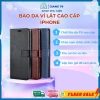 Ốp Lưng Da Ví Lật IPHONE Các Đời Máy - Hai Mặt Chất Lượng Cao, Khóa Nam Châm Sang Trọng, Tiện Dụng 58k 9