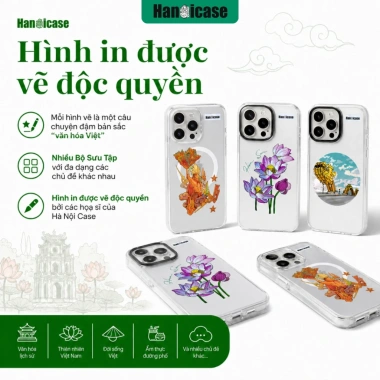 Ốp lưng iPhone 11-17 HÀ NỘI CASE chống sốc, ố vàng Café Đen Đá - Giá 139.300 VND