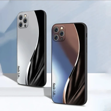 Ốp lưng iPhone 11/11 Pro/Pro Max viền vuông, bảo vệ camera, họa tiết Smile, giá 49.200₫ 2