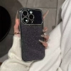 Ốp lưng iPhone 13 14 15 16 17 Pro Max màu cam sang trọng, lấp lánh, dễ thương, bảo vệ cao cấp 10