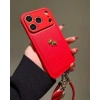 Ốp Lưng iPhone 13‑17 Pro Max - TPU 3D Vàng Ngựa, Họa Tiết Đỏ Nâu Cam, Dây Xích Ngựa - 91.800₫ 6
