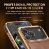Ốp Lưng iPhone 17/16/15 Pro Max Retro Da Mạ – Sáp Dầu, Sạc Không Dây, 178.267₫ 4