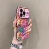 Ốp lưng iPhone 17/16/15/14 Pro Max hoa lấp lánh cửa sổ lớn, sang trọng, bảo vệ camera, chống sốc, chống rơi