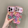 Ốp lưng iPhone 17/16/15/14 Pro Max hoa lấp lánh cửa sổ lớn, sang trọng, bảo vệ camera, chống sốc, chống rơi 5