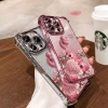 Ốp lưng iPhone bảo vệ bốn góc gấu hồng, tương thích iPhone 7‑XS‑XR‑11‑12‑13‑14‑15‑16 Pro Max Plus, giá chỉ 39.200₫