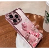 Ốp lưng iPhone bảo vệ bốn góc gấu hồng, tương thích iPhone 7‑XS‑XR‑11‑12‑13‑14‑15‑16 Pro Max Plus, giá chỉ 39.200₫ 7