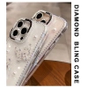 Ốp Lưng iPhone Bling Kim Cương Silicon – Bảo Vệ Sốc, Ngọc Trai Bướm cho iPhone 16/15/14 Plus/13 6