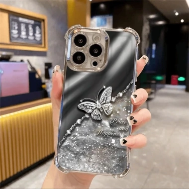 Ốp lưng iPhone Bướm Bling Sang Trọng - Dùng cho iPhone 7-16 Pro Max, Giá ưu đãi 35.840 VND 4
