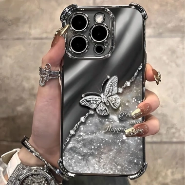 Ốp lưng iPhone Bướm Bling Sang Trọng - Dùng cho iPhone 7-16 Pro Max, Giá ưu đãi 35.840 VND 10